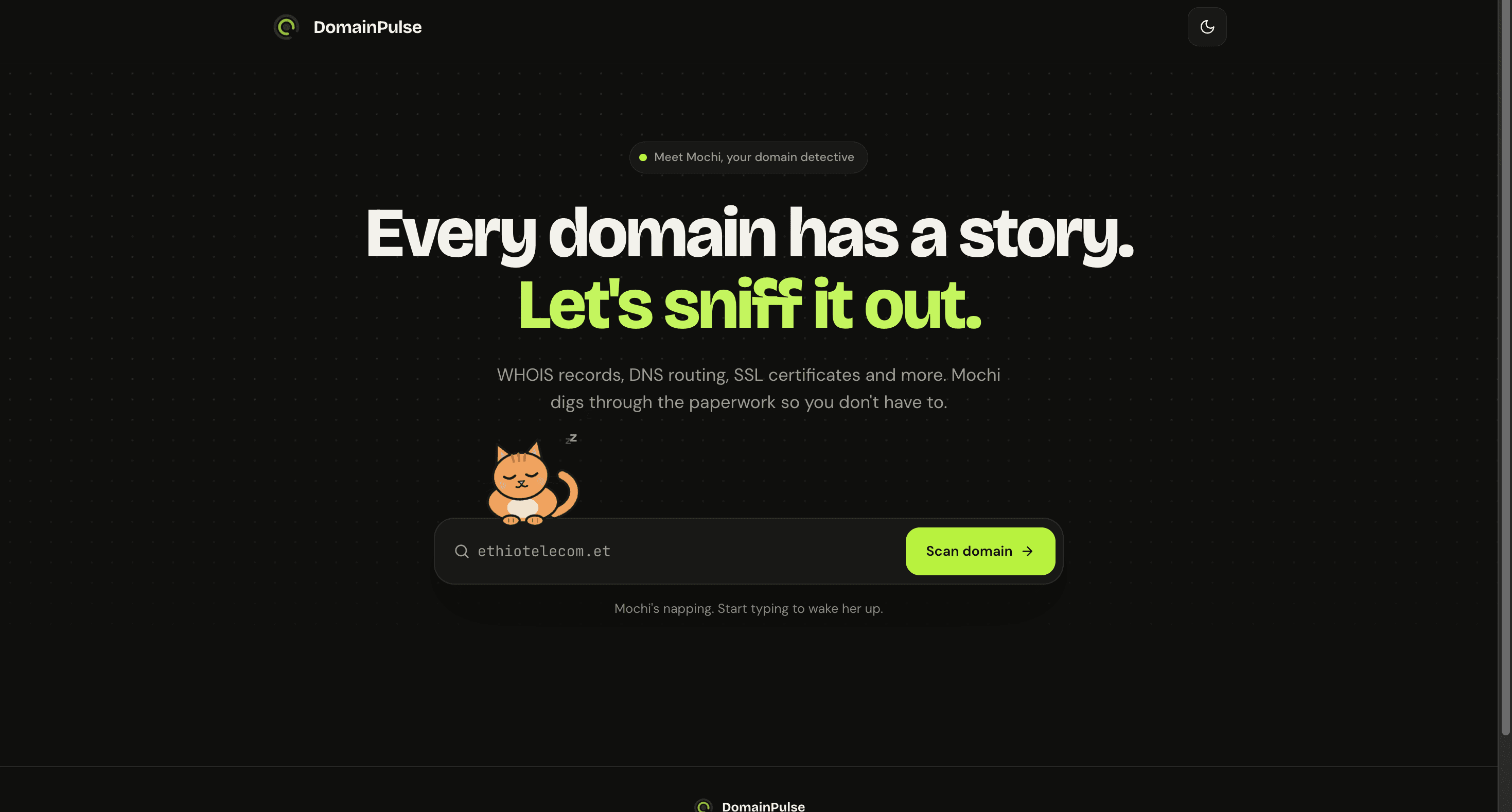 DomainPulse screenshot